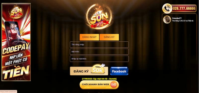 Có gì trong game bài tặng code tân thủ tại Sunwin20?